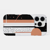 Coque iPhone 16 Pro círculos abstractos (Verso Horizontal)
