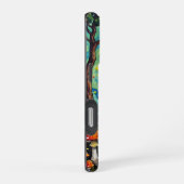 Coque iPhone 16 Pro Clairière de forêt psychédélique (Côté droit)