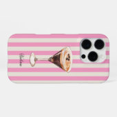 Coque iPhone 16 Pro Cocktail Martini Espresso (Verso Horizontal)