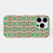 Coque iPhone 16 Pro CODE vert neutre (Verso Horizontal)