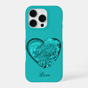 Coque iPhone 16 Pro Cœur de dragon