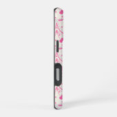 Coque iPhone 16 Pro Cœurs de cerise roses Coquette (Côté droit)