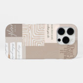 Coque iPhone 16 Pro Collage de motivation (Verso Horizontal)
