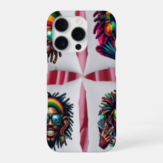 Coque iPhone 16 Pro Collage de photos (Verso)