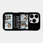 Coque iPhone 16 Pro Collage photo Maman Nous Vous Aimons Écriture Mode (Verso Horizontal)