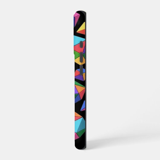 Coque iPhone 16 Pro Colorful Cubes (Côté gauche)