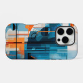 Coque iPhone 16 Pro Composition géométrique Abstraite (Verso Horizontal)