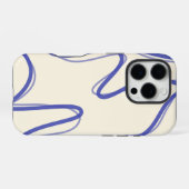 Coque iPhone 16 Pro Conception abstraite douce - Art esthétique minima (Verso Horizontal)