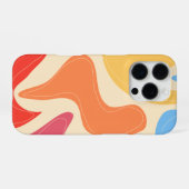 Coque iPhone 16 Pro Conception abstraite douce - Art esthétique minima (Verso Horizontal)