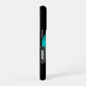 Coque iPhone 16 Pro Conception d'ange, de noir et de vert (Côté droit)