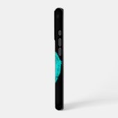 Coque iPhone 16 Pro Conception d'ange, de noir et de vert (Côté gauche)