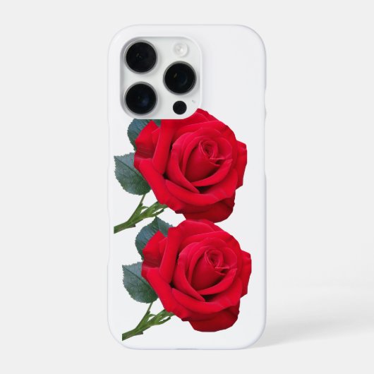Coque iPhone 16 Pro conception de fleurs (Verso)