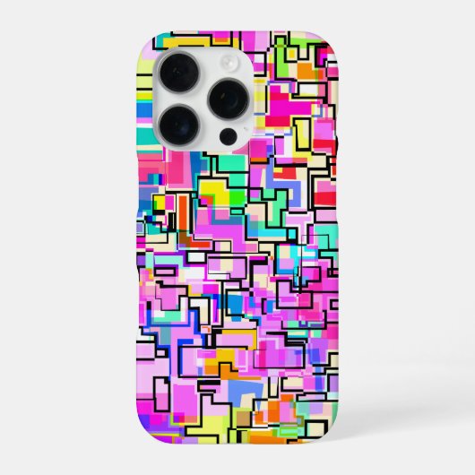 Coque iPhone 16 Pro Conception de motifs élégants (Verso)