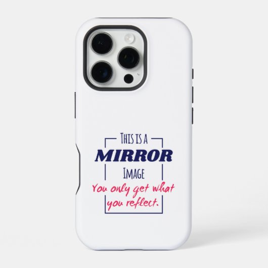 Coque iPhone 16 Pro Conception de motivation Mentalité de réflexion da (Verso)