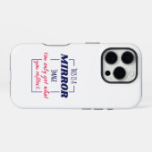 Coque iPhone 16 Pro Conception de motivation Mentalité de réflexion da (Verso Horizontal)