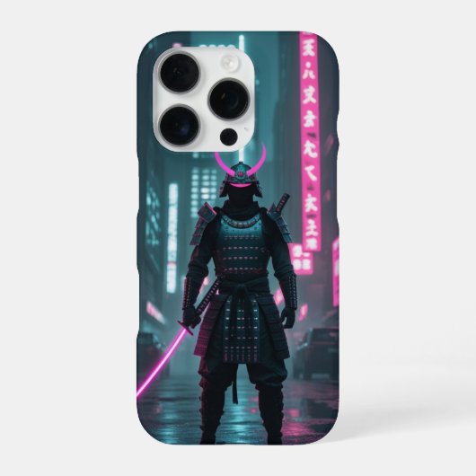 Coque iPhone 16 Pro Conception d'esthétique rétro / Cyberpunk (Verso)