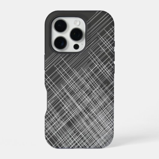 Coque iPhone 16 Pro Conception élégante sur gris foncé (Verso)
