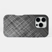 Coque iPhone 16 Pro Conception élégante sur gris foncé (Verso Horizontal)
