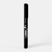 Coque iPhone 16 Pro Conception en noir et blanc (Côté droit)