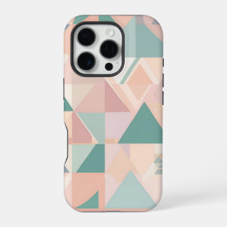 Coque iPhone 16 Pro 🔷 "Conception géométrique esthétique" 🔶