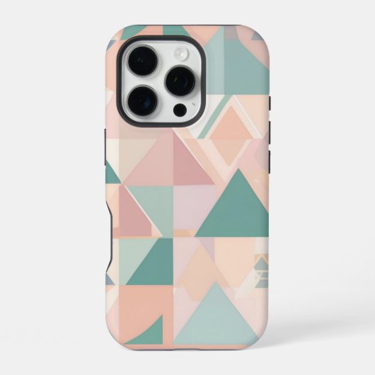 Coque iPhone 16 Pro 🔷 "Conception géométrique esthétique" 🔶 (Verso)