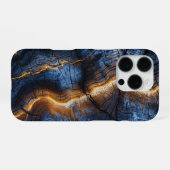 Coque iPhone 16 Pro Conception graphique du bois (Verso Horizontal)