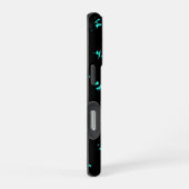 Coque iPhone 16 Pro Conception motif sur noir (Côté droit)