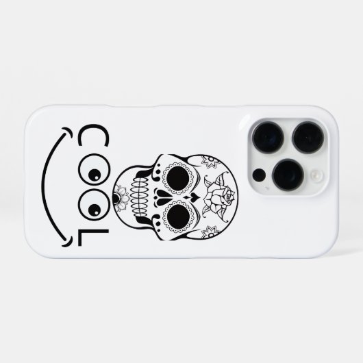 Coque iPhone 16 Pro Cool Smiley Face  (Verso Horizontal)