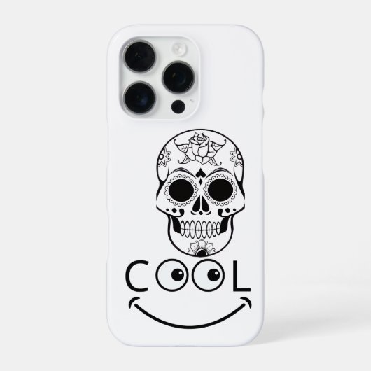 Coque iPhone 16 Pro Cool Smiley Face  (Verso)