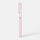 Coque iPhone 16 Pro Coque iphone rose Pastel personnalisé avec personn (Côté gauche)