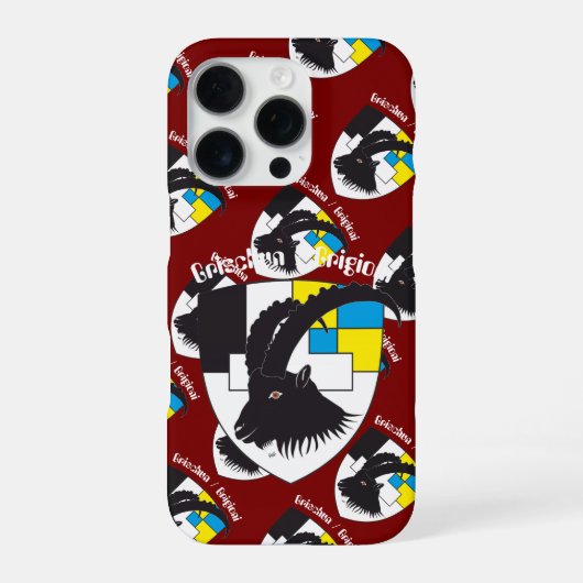 Coque iPhone 16 Pro Coques iPhone des Grisons Grischun Grigioni (Verso)