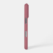 Coque iPhone 16 Pro Couleur or rose monogramme simple nom professionne (Côté droit)