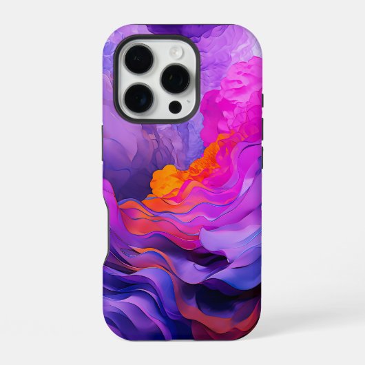 Coque iPhone 16 Pro "Courants éthérés" (Verso)