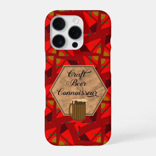 Coque iPhone 16 Pro Craft Beer Connoisseur (Verso)
