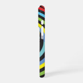 Coque iPhone 16 Pro Crâne funky hypnotique (Côté gauche)