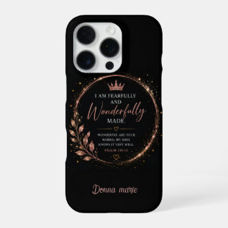 Coque iPhone 16 Pro Créé avec Crainte et Admiration Foi