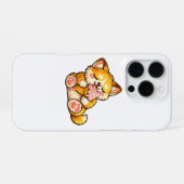 Coque iPhone 16 Pro Crème Glacée de Chat Mignon (Verso Horizontal)