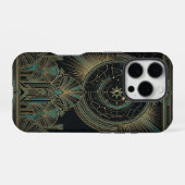 Coque iPhone 16 Pro Crescent Star Deco Moon | Étui pour iPhone 16 Pro  (Verso Horizontal)