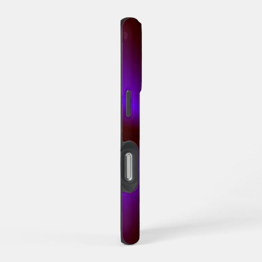 Coque iPhone 16 Pro Crimson rose pourpre arc-en-ciel (Côté droit)