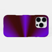 Coque iPhone 16 Pro Crimson rose pourpre arc-en-ciel (Verso Horizontal)