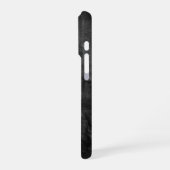 Coque iPhone 16 Pro Cuir noir (Côté gauche)