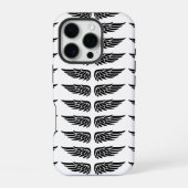 Coque iPhone 16 Pro Custom Eagle Wing Black and White iPhone Case (Verso)