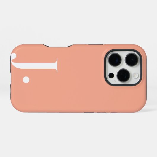 Coque iPhone 16 Pro Custom with Initial Name (Verso Horizontal)