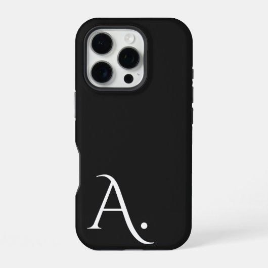Coque iPhone 16 Pro Custom with Initial Name (Verso)