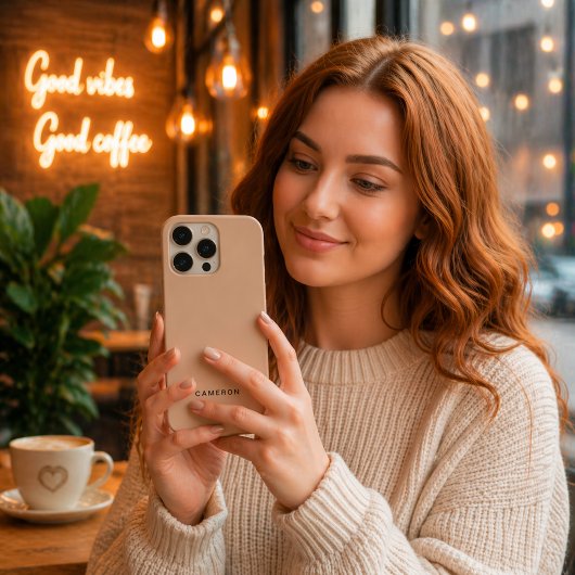 Coque iPhone 16 Pro Customized Beige iPhone 16 Pro