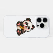 Coque iPhone 16 Pro Cute Panda Ice Cream (Verso Horizontal)