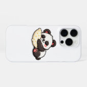 Coque iPhone 16 Pro Cute Sleeping Panda with Pillow (Verso Horizontal)