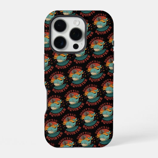 Coque iPhone 16 Pro Daddy Little Whale (Verso)