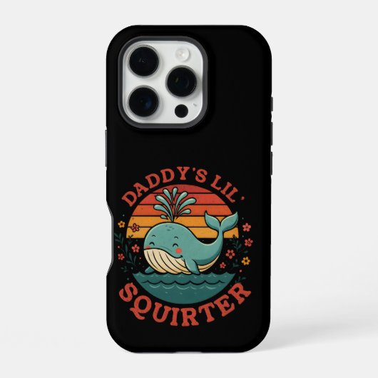 Coque iPhone 16 Pro Daddy Little Whale (Verso)