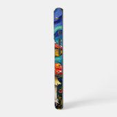 Coque iPhone 16 Pro Défrichement de forêts psychédélique (Côté gauche)